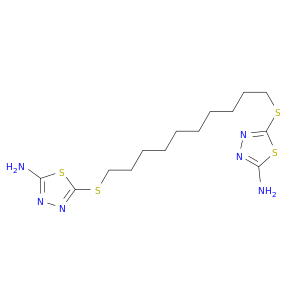 1,3,4-Thiadiazol-2-amine,5,5'-[1,10-decanediylbis(thio)]bis- (9CI)