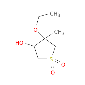 Thiophene-3-ol, 4-ethoxytetrahydro-4-methyl-, 1,1-dioxide
