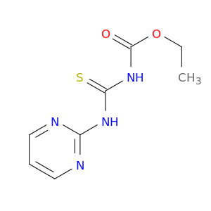 Carbamic acid, [(2-pyrimidinylamino)thioxomethyl]-, ethyl ester