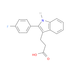 3-[2-(4-Fluorophenyl)-1H-indol-3-yl]propanoic Acid