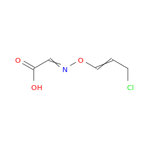 Acetic acid, [[(3-chloro-1-propenyl)oxy]imino]-