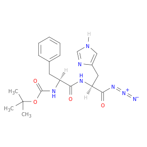 L-Histidyl azide, N-[N-[(1,1-dimethylethoxy)carbonyl]-L-phenylalanyl]-