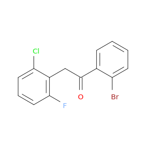 1-(2-Bromophenyl)-2-(2-chloro-6-fluorophenyl)ethan-1-one
