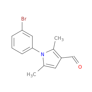 1-(3-Bromophenyl)-2,5-dimethyl-1H-pyrrole-3-carbaldehyde