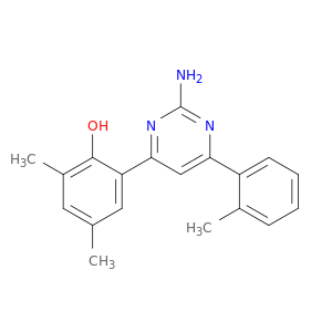 Phenol, 2-[2-amino-6-(2-methylphenyl)-4-pyrimidinyl]-4,6-dimethyl-