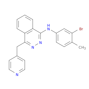 N-(3-溴-4-甲基苯基)-4-(4-吡啶甲基)-1-酞嗪胺