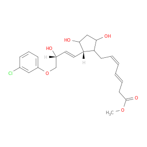 3,5-Heptadienoic acid,7-[(1R,2R,3R,5S)-2-[(1E,3R)-4-(3-chlorophenoxy)-3-hydroxy-1-buten-1-yl]-3,5-dihydroxycyclopentyl]-,methyl ester, (3E,5Z)-