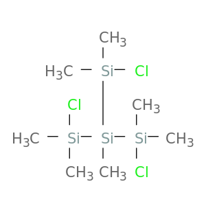 Trisilane, 1,3-dichloro-2-(chlorodimethylsilyl)-1,1,2,3,3-pentamethyl-