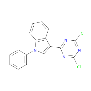 3-(4,6-dichloro-1,3,5-triazin-2-yl)-1-phenyl-1h-indole