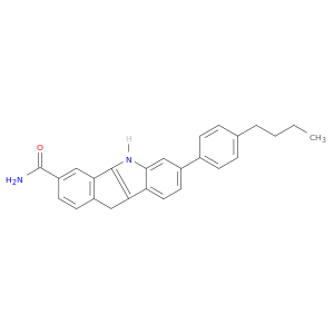 Indeno[1,2-b]indole-3-carboxamide, 7-(4-butylphenyl)-5,10-dihydro-