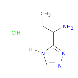 1-(4H-1,2,4-triazol-3-yl)propan-1-amine hydrochloride