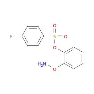 Benzenesulfonic acid, 4-fluoro-, 2-(aminooxy)phenyl ester