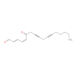 2,4-Heptadecadiene-8,11-diynal, 6-oxo-, (E,Z)-