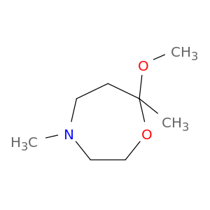 1,4-Oxazepine, hexahydro-7-methoxy-4,7-dimethyl-