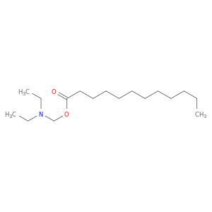Dodecanoic acid, (diethylamino)methyl ester