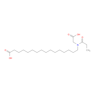 Hexadecanoic acid, 16-[(carboxymethyl)(1-oxopropyl)amino]-