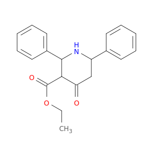 3-Piperidinecarboxylic acid, 4-oxo-2,6-diphenyl-, ethyl ester