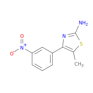 5-甲基-4-(3-硝基苯基)-1,3-噻唑-2-胺