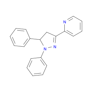 Pyridine, 2-(4,5-dihydro-1,5-diphenyl-1H-pyrazol-3-yl)-