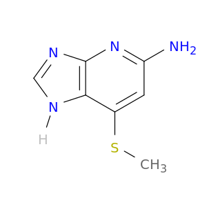 1H-Imidazo[4,5-b]pyridin-5-amine, 7-(methylthio)-