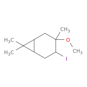Bicyclo[4.1.0]heptane, 4-iodo-3-methoxy-3,7,7-trimethyl-