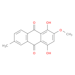 9,10-Anthracenedione, 1,4-dihydroxy-2-methoxy-6-methyl-
