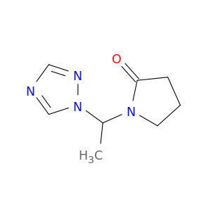 2-Pyrrolidinone, 1-[1-(1H-1,2,4-triazol-1-yl)ethyl]-