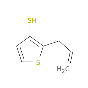 3-Thiophenethiol, 2-(2-propenyl)-