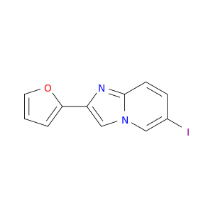 咪唑[1,2-a]吡啶,2-(2-呋喃基)-6-Iodo-