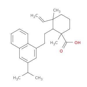 Cyclohexanecarboxylicacid, 2-[2-(3-isopropyl-1-naphthyl)ethyl]-1,3-dimethyl-3-vinyl- (7CI,8CI)