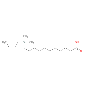 Undecanoic acid, 11-(butyldimethylstannyl)-