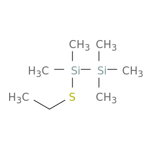 Disilane, (ethylthio)pentamethyl-