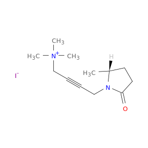 (R)-4-(2-METHYL-5-OXO-1-PYRROLIDINYL)-N,N,N-TRIMETHYL-2-BUTYN-1-AMINIUM IODIDE