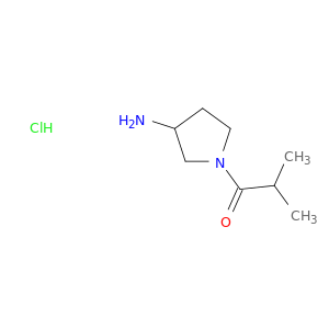 1-(3-aminopyrrolidin-1-yl)-2-methylpropan-1-one hydrochloride