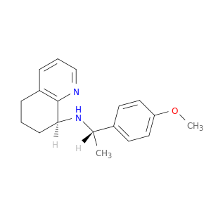 (8S)-N-[(1S)-1-[4-(METHYLOXY)PHENYL]ETHYL]-5,6,7,8-TETRAHYDRO-8-QUINOLINAMINE