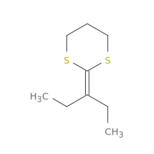 1,3-Dithiane, 2-(1-ethylpropylidene)-