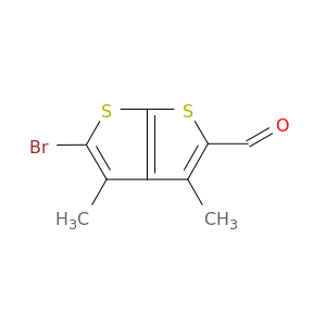 5-溴-3,4-二甲基噻吩基[2,3-B]噻吩-2-甲醛