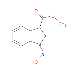 1H-Indene-1-carboxylicacid, 2,3-dihydro-3-(hydroxyimino)-, methyl ester
