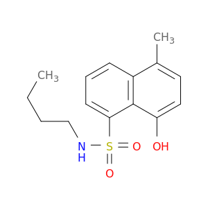 正丁基-8-羟基-5-甲基-1-萘磺酰胺