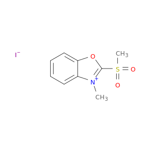 Benzoxazolium, 3-methyl-2-(methylsulfonyl)-, iodide