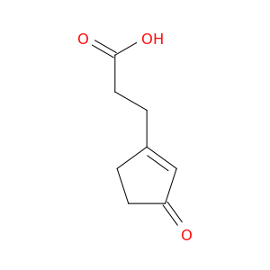 1-Cyclopentene-1-propanoic acid, 3-oxo-