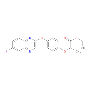 Propanoic acid, 2-[4-[(6-iodo-2-quinoxalinyl)oxy]phenoxy]-, ethyl ester