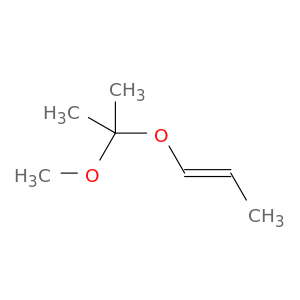 1-Propene, 1-(1-methoxy-1-methylethoxy)-, (E)-