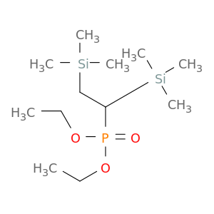 Phosphonic acid, [1,2-bis(trimethylsilyl)ethyl]-, diethyl ester