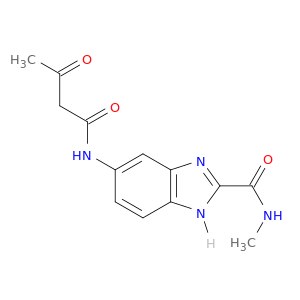 1H-Benzimidazole-2-carboxamide, 5-[(1,3-dioxobutyl)amino]-N-methyl-
