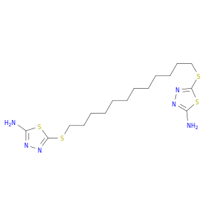 1,3,4-Thiadiazol-2-amine,5,5'-[1,12-dodecanediylbis(thio)]bis- (9CI)