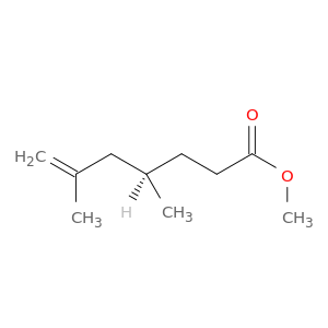 6-Heptenoic acid, 4,6-dimethyl-, methyl ester, (R)-