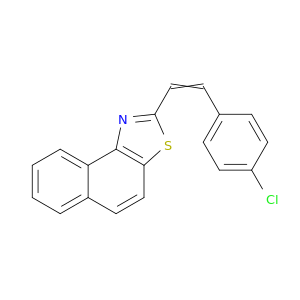 Naphtho[1,2-d]thiazole, 2-[2-(4-chlorophenyl)ethenyl]-