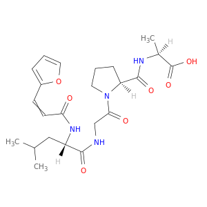 (3-(呋喃-2-基)丙烯酰基)-L-亮氨酰甘氨酰-L-脯氨酰-L-丙氨酸