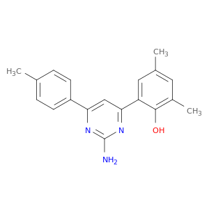 Phenol, 2-[2-amino-6-(4-methylphenyl)-4-pyrimidinyl]-4,6-dimethyl-